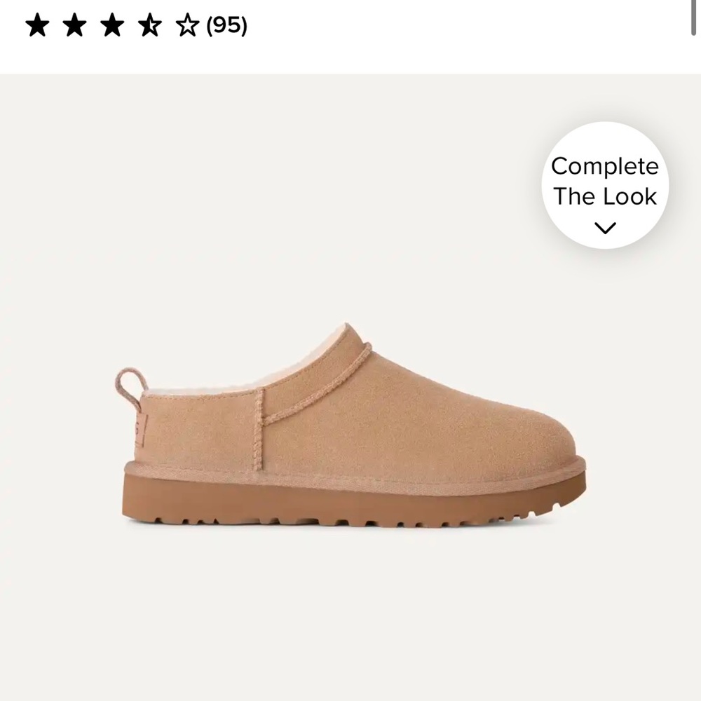 UGG Micro Suede Ankle Boots Slippers